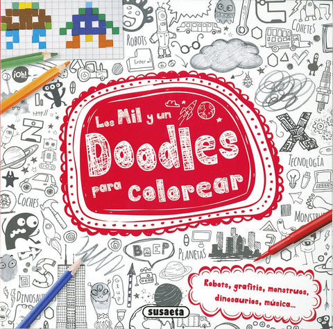  Los mil y un doodles para colorear 