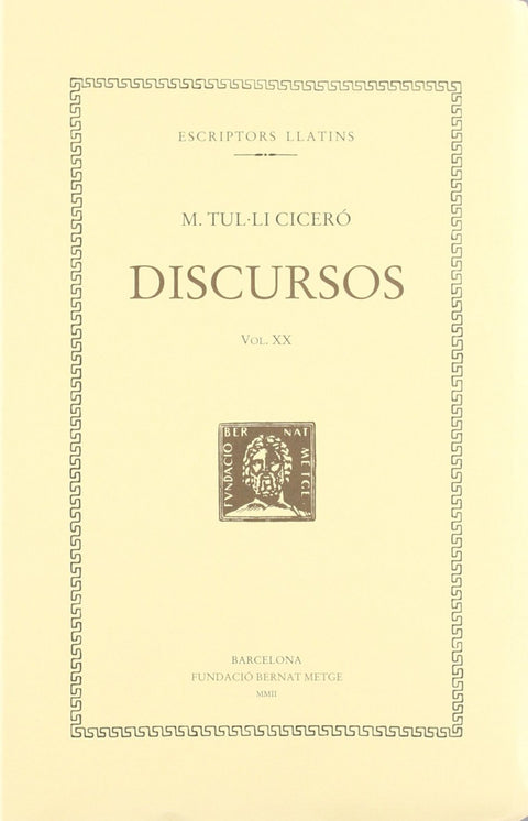  Discursos (vol. XX): Filípiques I-II 