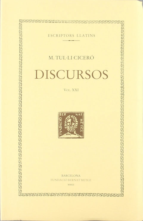  Discursos (vol. XX): Filípiques III-IX 