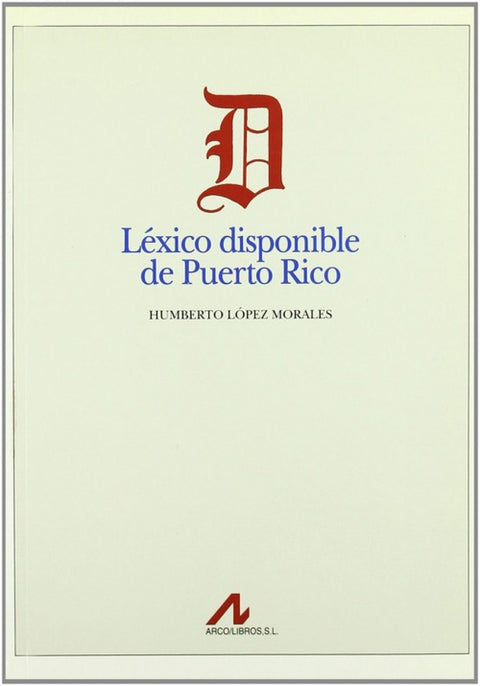  Léxico disponible de puerto Rico 