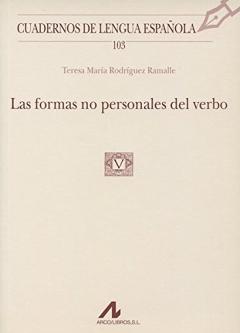  Formas no personales del verbo 