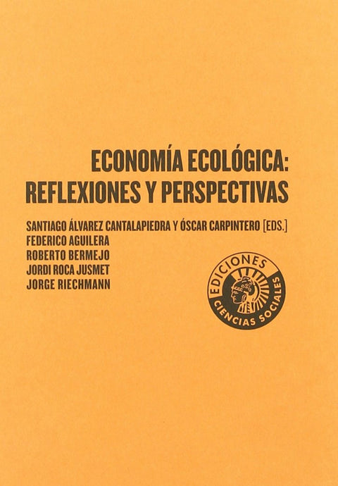  Economía ecológica: reflexiones y perspectivas 