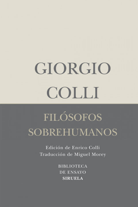  Filósofos sobrehumanos 