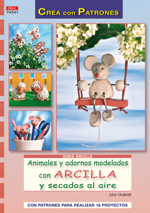  Animales y adornos modelados con arcilla 