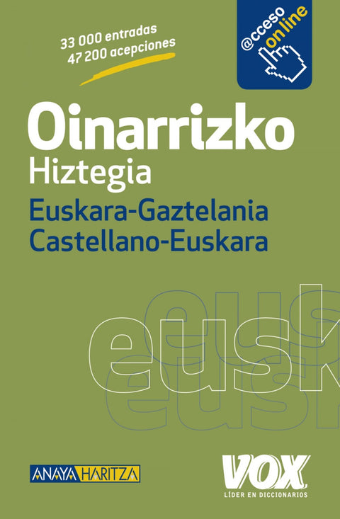  Oinarrizko Hiztegia Euskara-Gaztelania / Castellano-Euskara 
